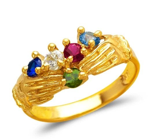 NEW 14K YELLOW GOLD MOTHER'S CLADDAGH RING: NEW 14K YELLOW GOLD MOTHER'S CLADDAGH RING MOTHER'S CLADDAGH RING NEW 14K YELLOW GOLD Apx. SIZE: 19mm Apx. WEIGHT: 3.1g
