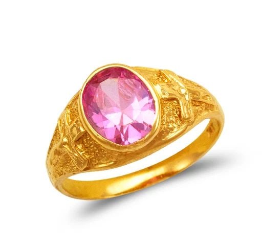 NEW 14K YELLOW GOLD KIDS RING (1 of 2)
