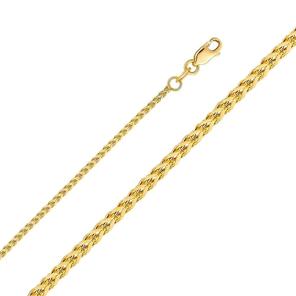 NEW 14K YELLOW GOLD HOLLOW SQUARE FRANCO 040 CHAIN (1 of 1)