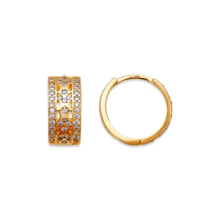 NEW 14K YELLOW GOLD HUGGIE EARRINGS: NEW 14K YELLOW GOLD HUGGIE EARRINGS HUGGIE EARRINGS NEW 14K YELLOW GOLD Width: Approx. 7x14mm Apx WEIGHT: 3g