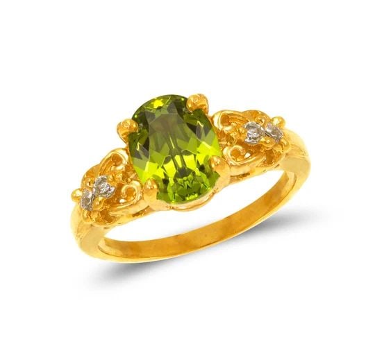 NEW 14K YELLOW GOLD LADIES RING (1 of 2)