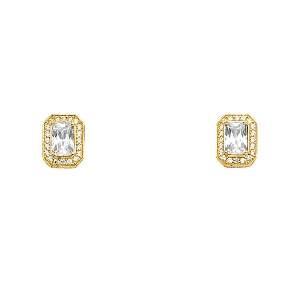 NEW 14K YELLOW GOLD EARRINGS/SET (1 of 2)