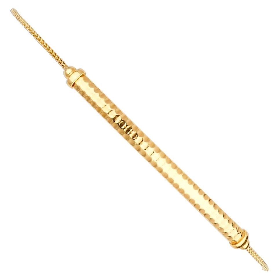 NEW 14K YELLOW GOLD FRIENDSHIP BRACELET (1 of 1)