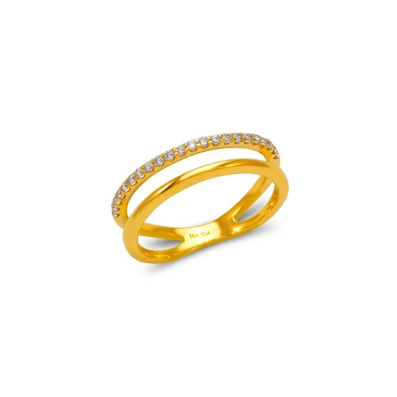 NEW 14K YELLOW GOLD LADIES FANCY RING (1 of 1)