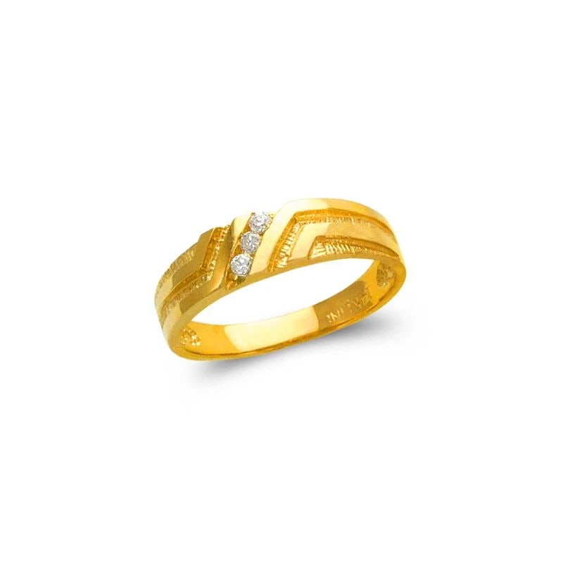 NEW 14K YELLOW GOLD LADIES COUPLE RING (1 of 1)