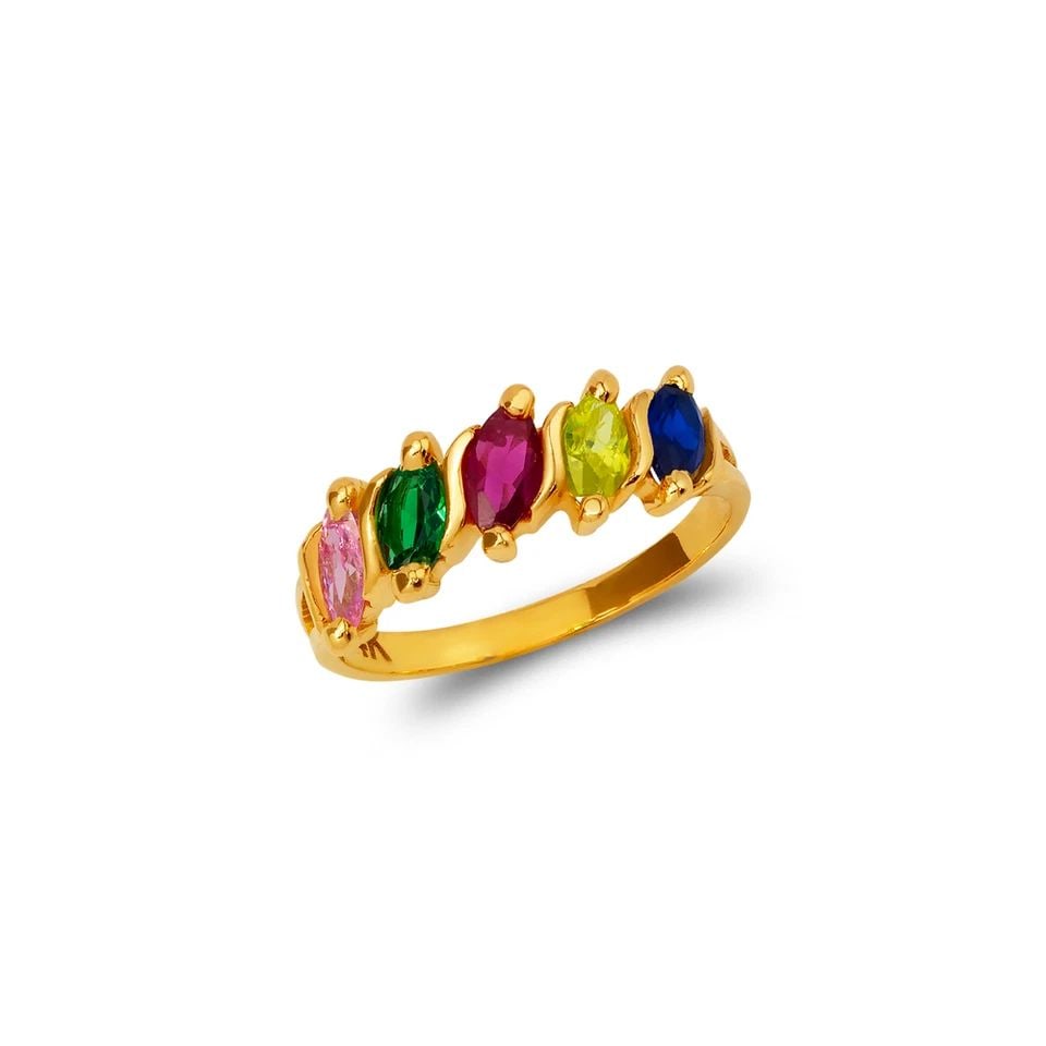 NEW 14K TWO TONE GOLD MOM RING: NEW 14K TWO TONE GOLD MOTHER RING MOTHER RING NEW 14K TWO TONE GOLD Apx. WIDTH: 6.5mm Apx. WEIGHT: 2.7g