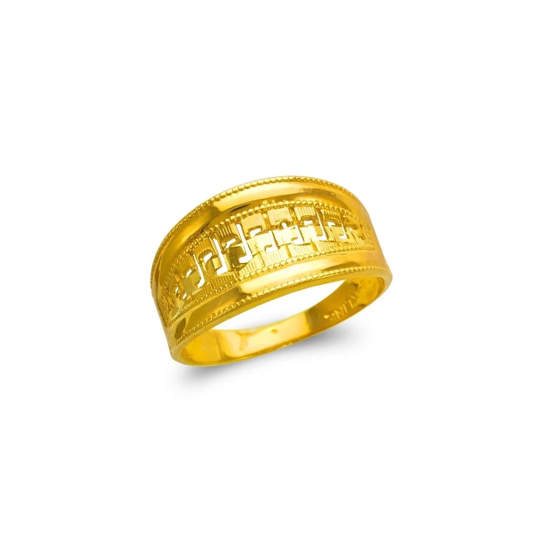 NEW 14K YELLOW GOLD LADIES FILIGREE RING (1 of 2)
