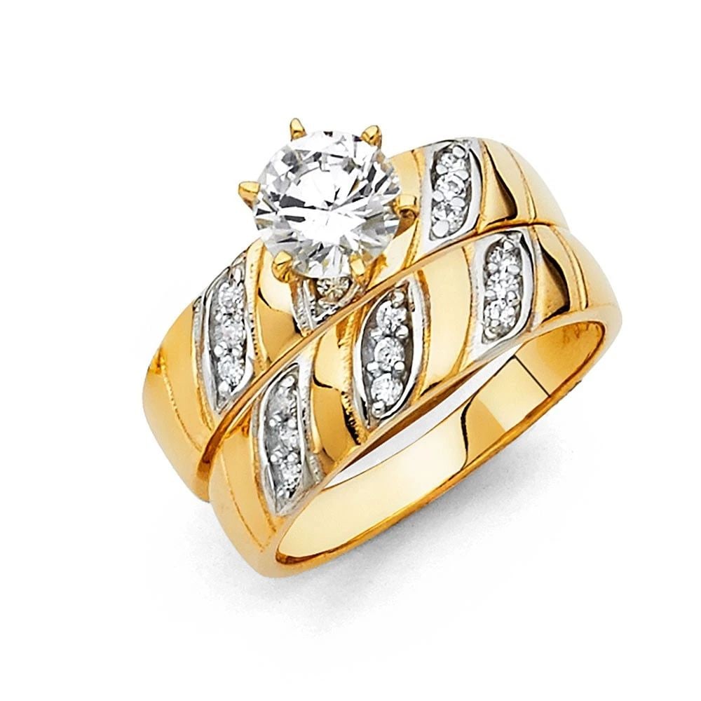 NEW 14K YELLOW GOLD LADIES WEDDING BAND - SIZE 7 (1 of 1)
