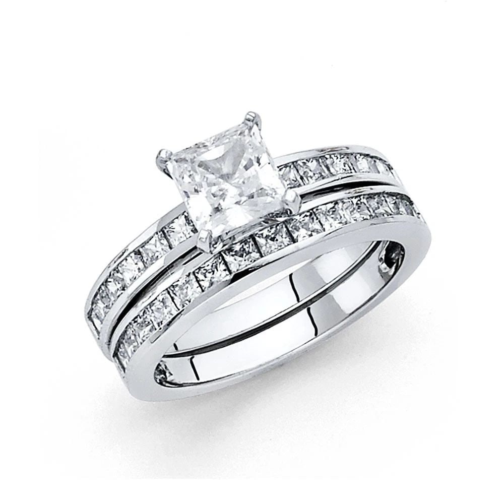 NEW 14K WHITE GOLD LADIES WEDDING BAND: NEW 14K WHITE GOLD LADIES WEDDING BAND LADIES WEDDING BAND NEW 14K WHITE GOLD WIDTH: 2.5 mm Apx. WEIGHT: 2.2g