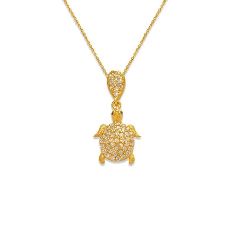 NEW 14K YELLOW GOLD FANCY TREE OF LIFE PENDANT (1 of 2)
