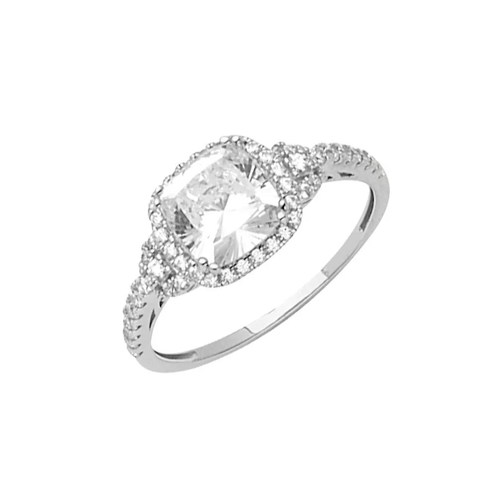 NEW 14K WHITE GOLD ENGAGEMENT RING/SET (1 of 1)
