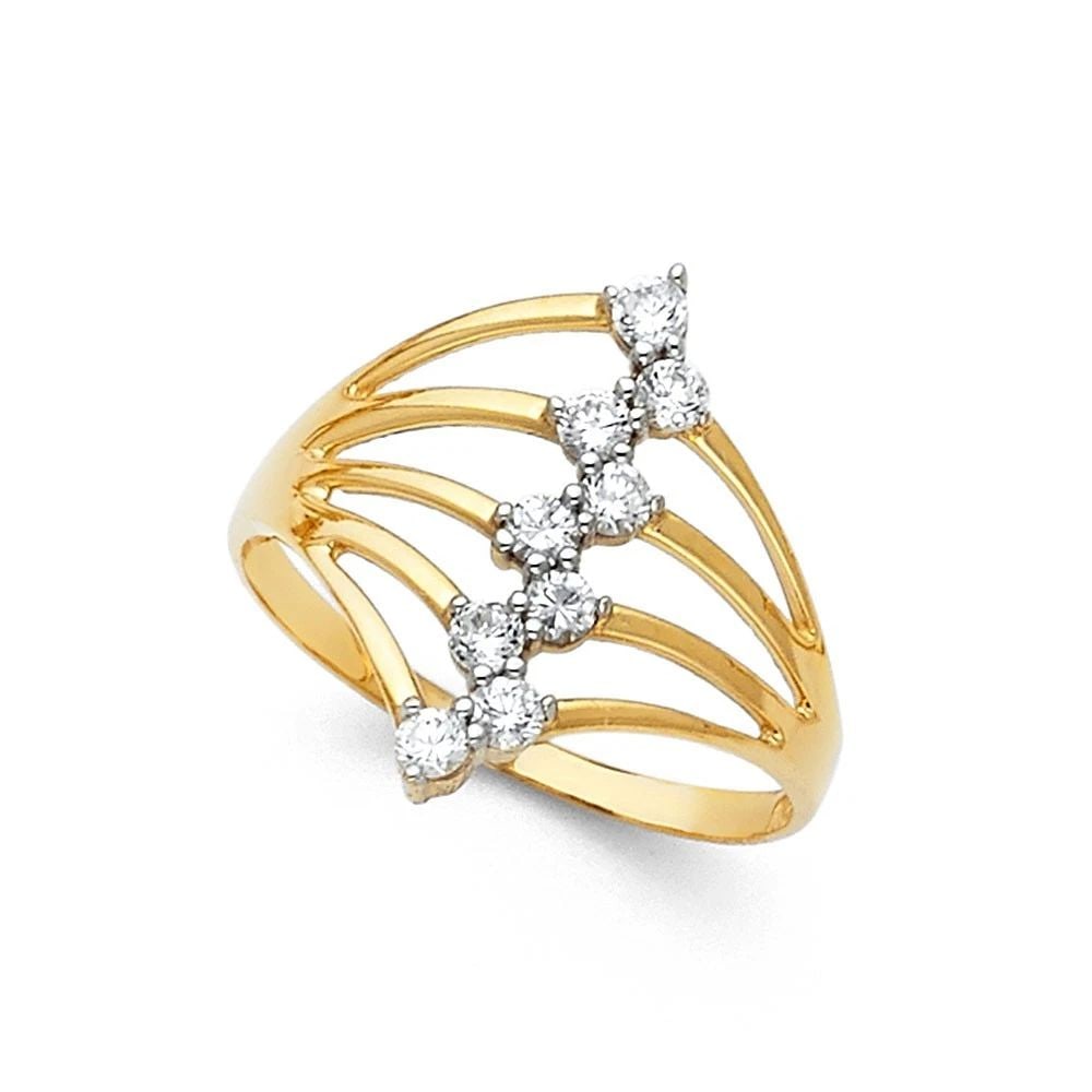 NEW 14K YELLOW GOLD SEMANARIO RING: NEW 14K YELLOW GOLD SEMANARIO RING SEMANARIO RING NEW 14K YELLOW GOLD WIDTH: 17 mm Apx. WEIGHT: 2 g