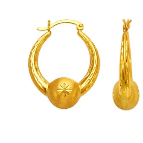 NEW 14K YELLOW GOLD HOLLOW SHRIMP HOOP EARRINGS: NEW 14K YELLOW GOLD HOLLOW SHRIMP HOOP EARRINGS HOLLOW SHRIMP HOOP EARRINGS NEW 14K YELLOW GOLD Width: Approx. 23mm Apx WEIGHT: 2.1g