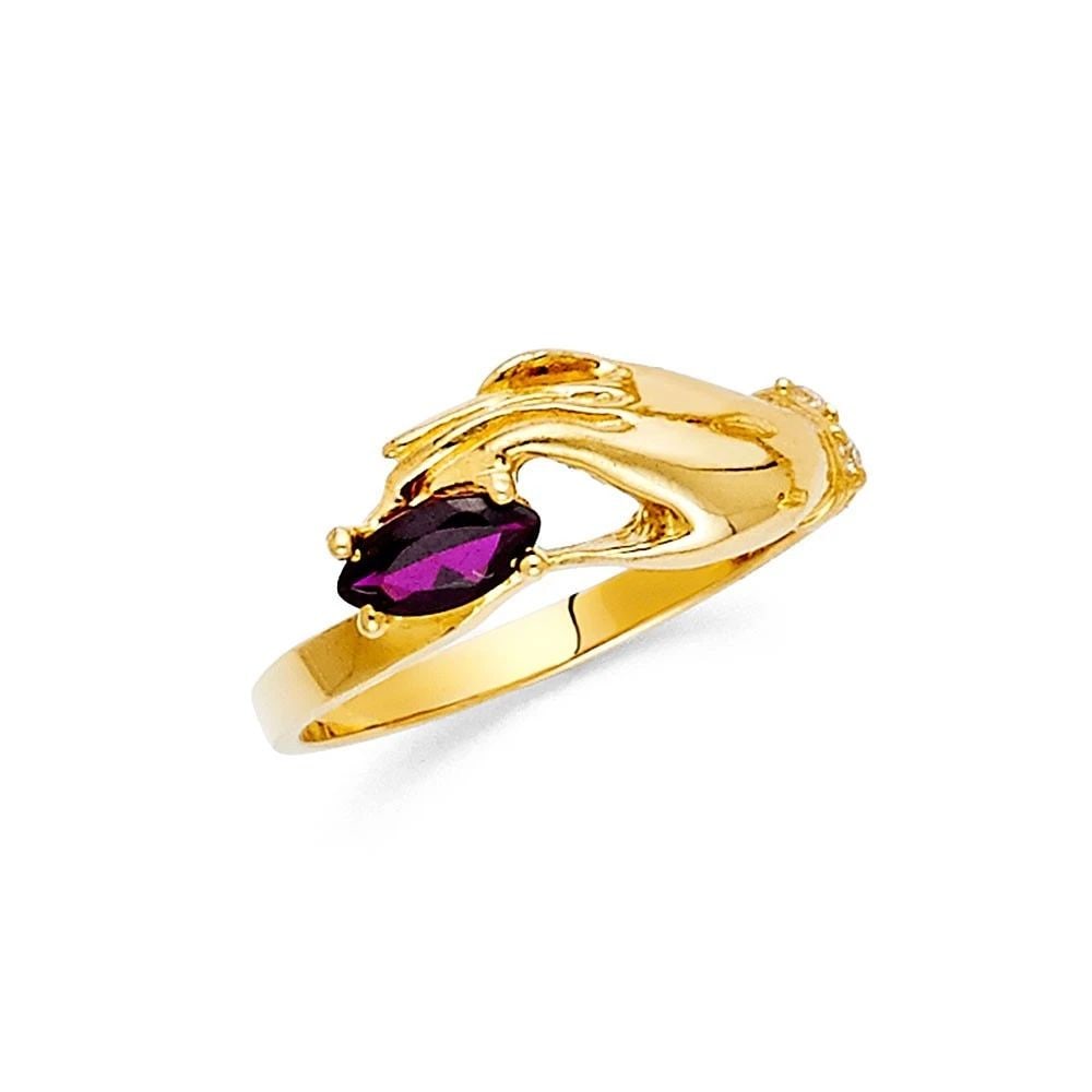 NEW 14K YELLOW GOLD FANCY RING (1 of 2)