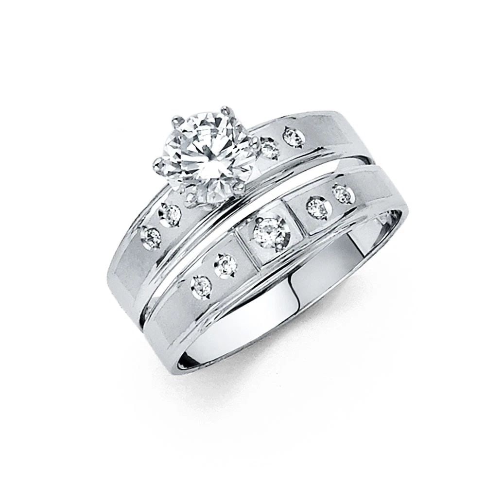 NEW 14K WHITE GOLD LADIES WEDDING BAND -SIZE 7: NEW 14K WHITE GOLD LADIES WEDDING BAND LADIES WEDDING BAND NEW 14K WHITE GOLD WIDTH: 3 mm Average Apx. WEIGHT: 2g