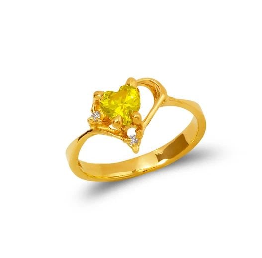 NEW 14K YELLOW GOLD KIDS HEART RING: NEW 14K YELLOW GOLD KIDS HEART RING KIDS HEART RING NEW 14K YELLOW GOLD SIZE Apx: 9mm WEIGHT: 2.0g