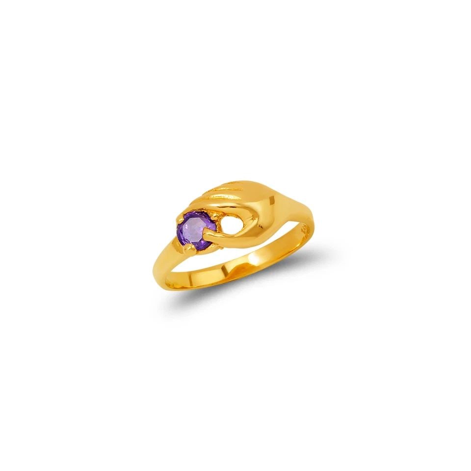 NEW 14K YELLOW GOLD KIDS RING (1 of 1)