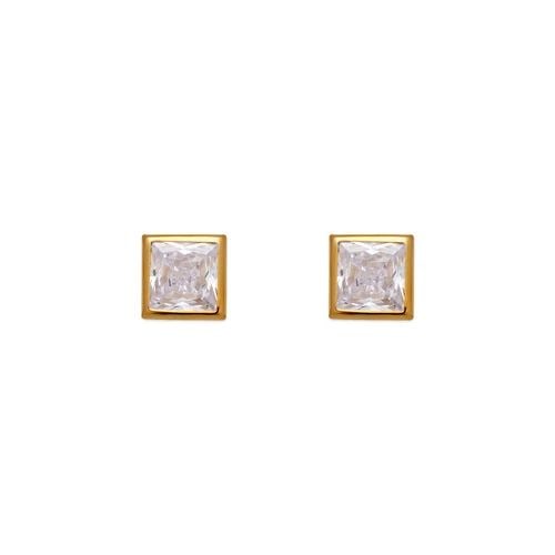 NEW 14K YELLOW GOLD 5MM SQUARE BEZEL STUD EARRINGS: NEW 14K YELLOW GOLD 5MM SQUARE BEZEL STUD EARRINGS 5MM SQUARE BEZEL STUD EARRINGS NEW 14K YELLOW GOLD Width: Approx. 5mm AVERAGE Apx WEIGHT: 2g