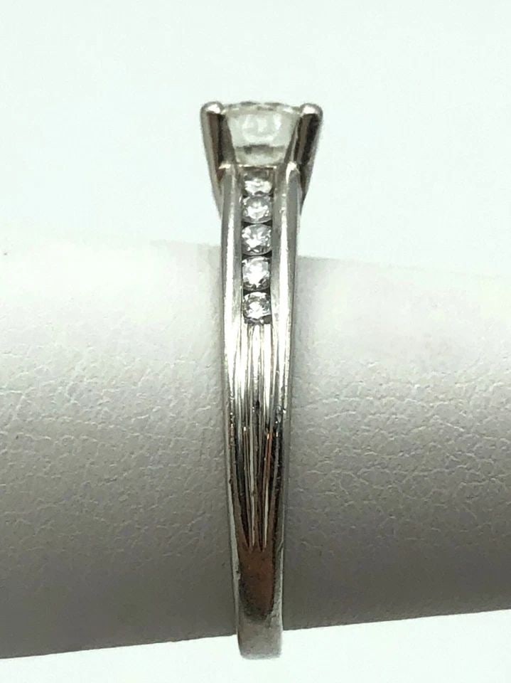 SCOTT KAY 950 PLATINUM RING, 0.75CT CENTER, 1CTW DIAMONDS (SIZE 6.75) 5.8 GRAM (1 of 2)