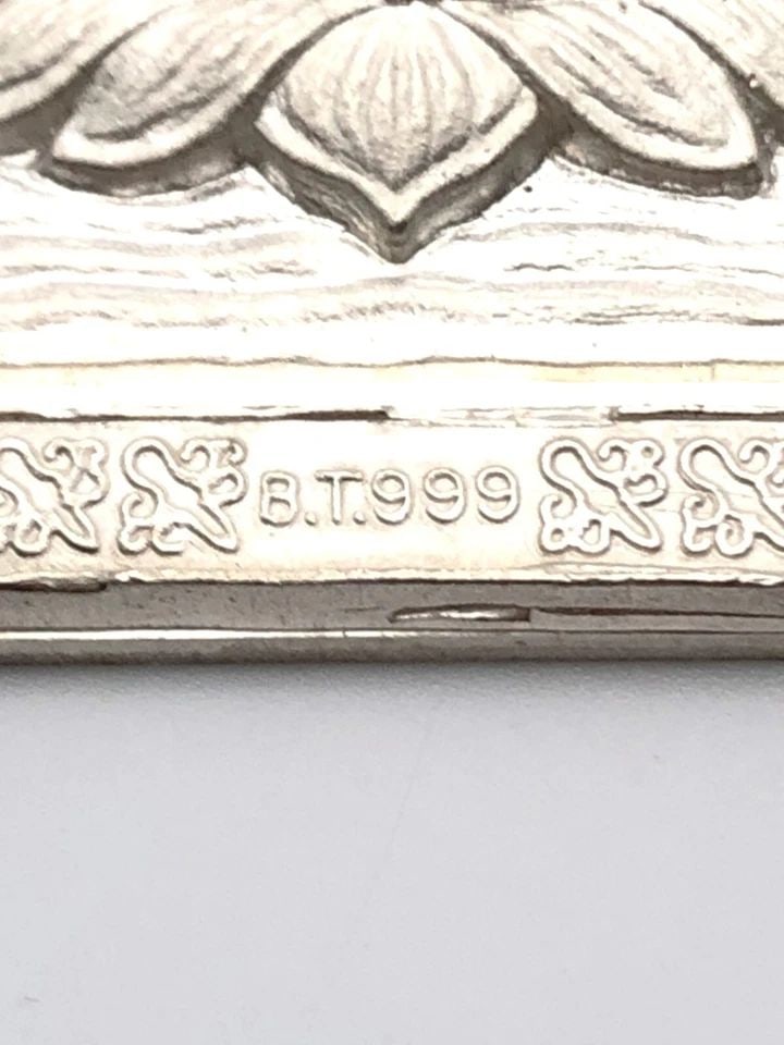 FULLY SILVER 999 LAKSHMI / LAXMI, BAR / TOKEN 91.6 GRAMS (1 of 2)
