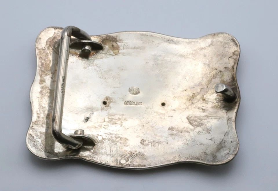 STERLING SILVER 1994 CAL SKEET CHAMPIONSHIP MAINS LAS VEGAS BELT BUCKLE VINTAGE: STERLING SILVER 1994 CAL SKEET CHAMPIONSHIP MAINS LAS VEGAS BELT BUCKLE VINTAGE Sterling Silver 1994 Cal Skeet Championship Mains Las Vegas Belt Buckle Vintage You are bidding on a Sterling Silver 199