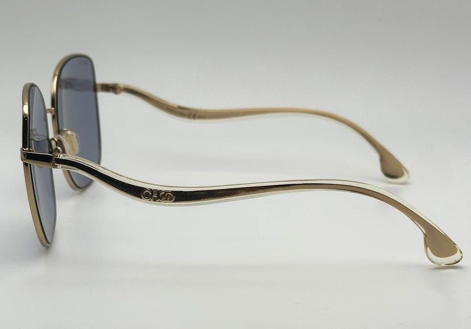 JIMMY CHOO WOMEN'S MAMIES 60MM SUNGLASSES WOMEN'S GOLD ( DISPLAY PAIR ) (1 of 2)