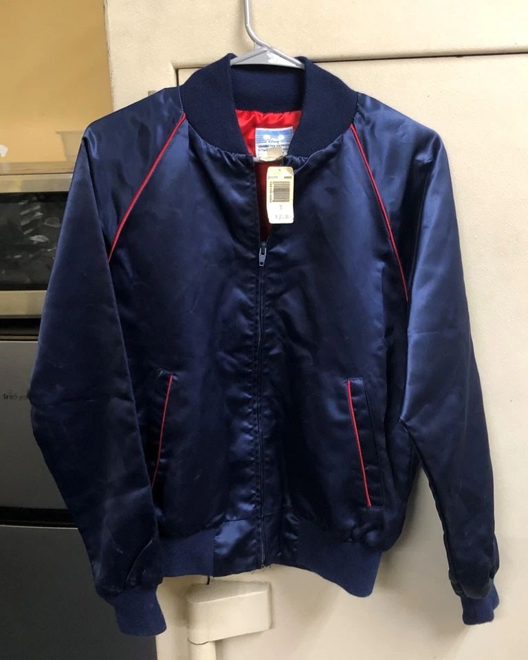 MICKEY MOUSE DISNEY FANTASIA BOMBER JACKET VINTAGE FROM THE 1980'S 80'S SIZE: S (1 of 2)