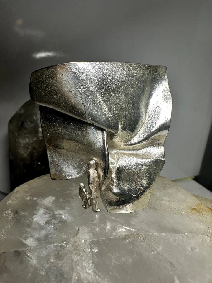 FIGURATIVE RING STERLING SILVER MODERNIST BJORN WECKSTROM FROM LAPPONIA STUDIO F (1 of 2)