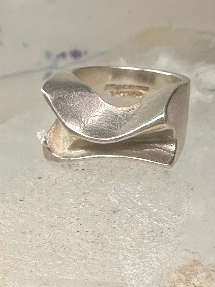 BJORN WECKSTROM RING SIZE 5.50 BAND STERLING SILVER WOMEN CIRCA 1970'S (1 of 1)