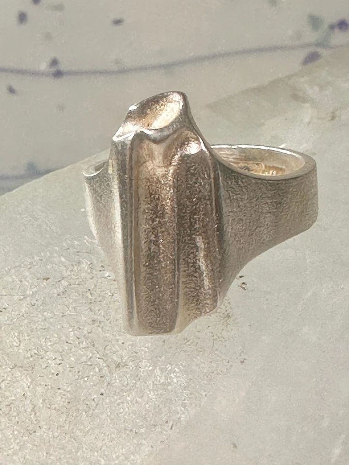 BJORN WECKSTROM RING SIZE 7 BAND "SHUTTLE "STERLING SILVER WOMEN CIRCA 1970'S (1 of 2)