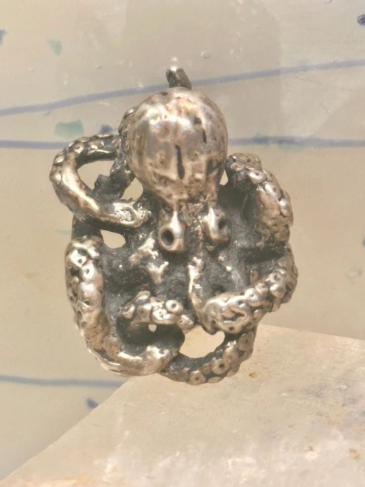 OCTOPUS RING VINTAGE BAND SIZE 6 STERLING SILVER WOMEN MEN (1 of 1)
