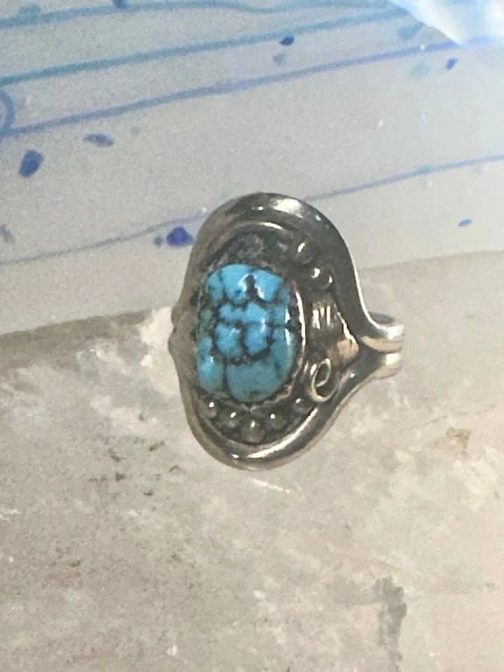 TURQUOISE RING TAWA BY KT NAVAJO SIZE 7.50 STERLING SILVER 12KT GF WOMEN MEN: TURQUOISE RING TAWA BY KT NAVAJO SIZE 7.50 STERLING SILVER 12KT GF WOMEN MEN Turquoise ring Tawa by KT Navajo size 7.50 sterling silver 12KT GF women men Size 7.50 Between a size 7.50 and a size 7.75 