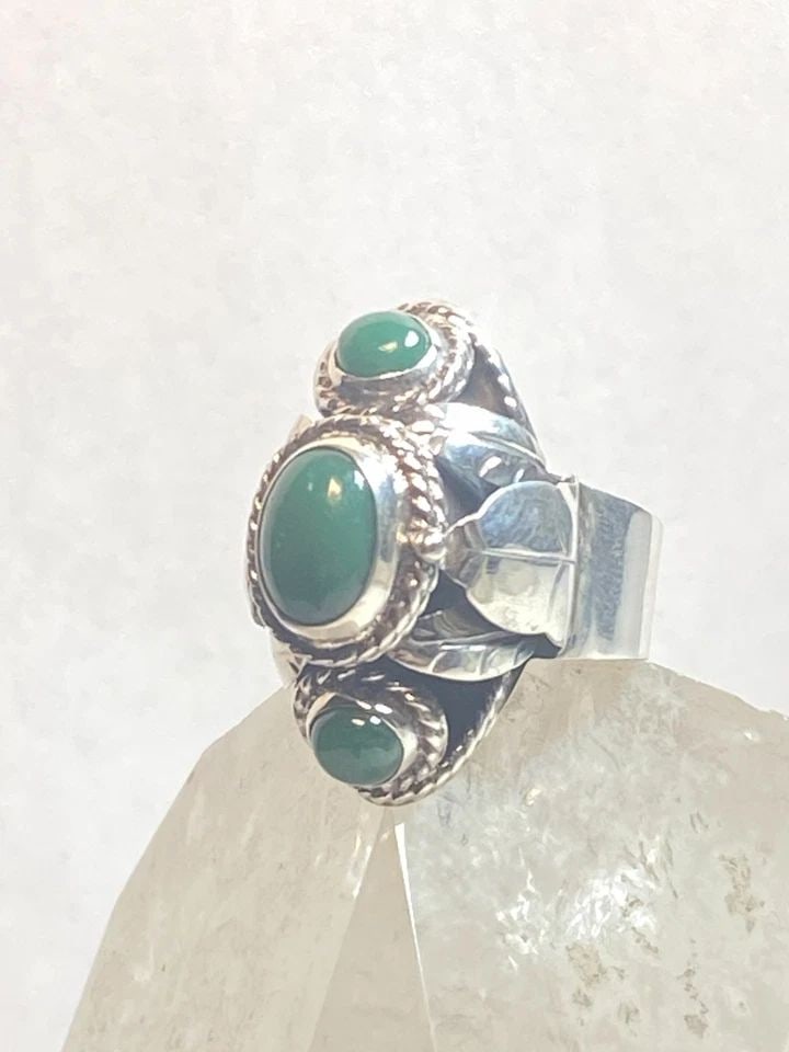 POISON RING SIZE 7 SOUTHWEST MEXICO STERLING WOMEN GIRLS (1 of 1)