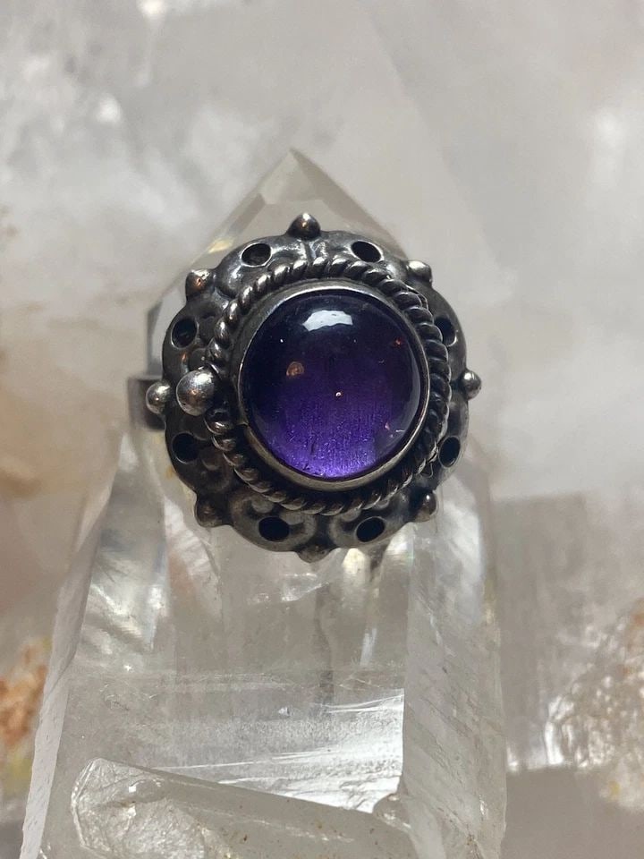 POISON RING SIZE 8 ADJ MEXICAN STERLING SILVER WOMEN GIRLS (1 of 2)