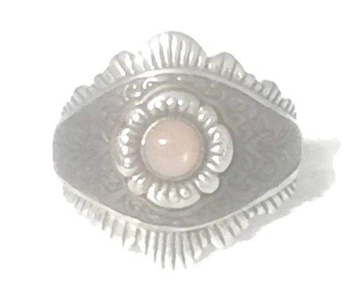 EYE RING POLLACK VINTAGE SOUTHWEST STERLING SILVER BAND BOHO RING SIZE 8.7 (1 of 1)