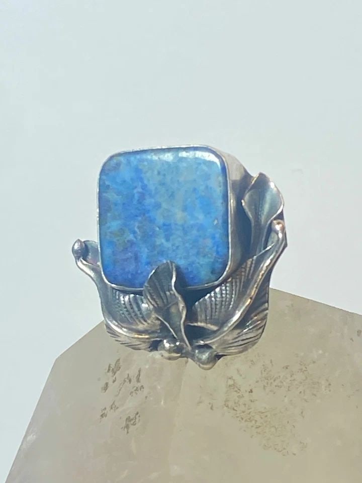 SODALITE RING SOUTHWEST STERLING SILVER WOMEN GIRLS (1 of 2)