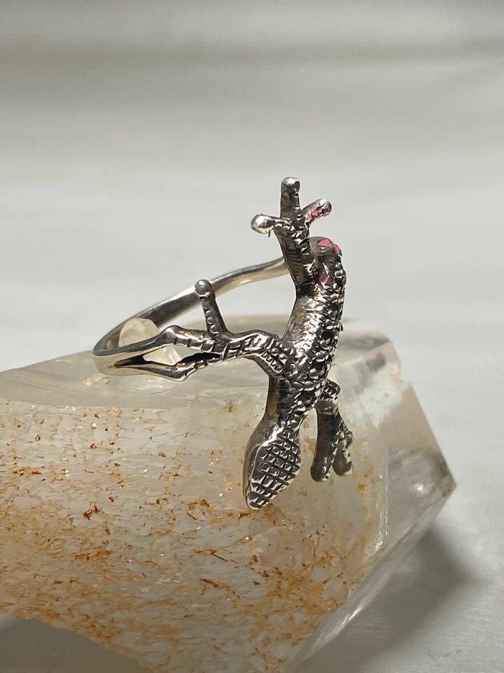 LIZARD RING MARCASITES BAND STERLING SILVER WOMEN GIRLS (1 of 2)