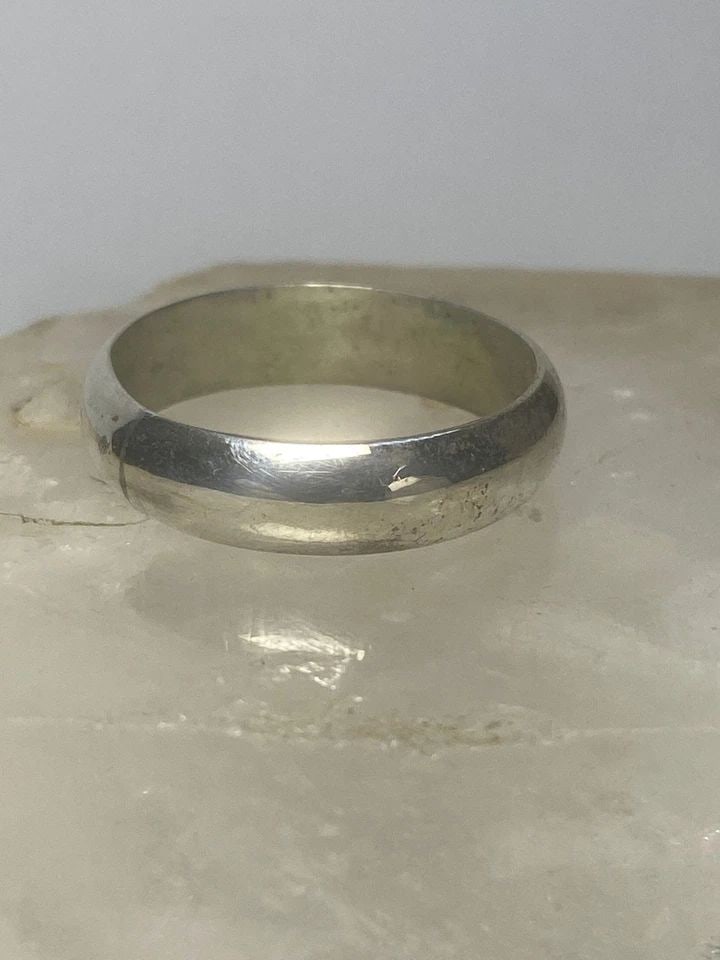 PLAIN RING SIZE 10.50 WEDDING BAND STACKER STERLING SILVER WOMEN MEN (1 of 1)