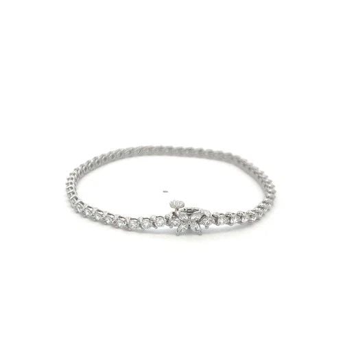 TIFFANY & CO PLATINUM LINK BRACELET WITH ROUND & MARQUIS 3.08 CARAT DIAMONDS: TIFFANY & CO PLATINUM LINK BRACELET WITH ROUND & MARQUIS 3.08 CARAT DIAMONDS Designer: Tiffany & Co Detailed Description: Platinum 2.9 Carat Diamond Bracelet, Round Brilliant & Marquis DESCRIPTION: El