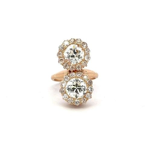 0.72 CARAT OLD EUROPEAN CUT H VS DIAMOND 18 KARAT YELLOW GOLD COCKTAIL RING: 0.72 CARAT OLD EUROPEAN CUT H VS DIAMOND 18 KARAT YELLOW GOLD COCKTAIL RING Title: 0.72 Carat Old European Cut H VS Diamond 18 Karat Yellow Gold Cocktail Ring Style: Cocktail Metal: 18 Karat Yellow Go