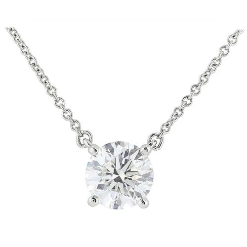TIFFANY & CO TIFFANY & CO 0.96 CARAT ROUND BRILLIANT G VVS1 DIAMOND PLATINUM ...: TIFFANY & CO TIFFANY & CO 0.96 CARAT ROUND BRILLIANT G VVS1 DIAMOND PLATINUM ... Title: Tiffany and Co 0.96 Carat Round Brilliant G VVS1 Diamond Platinum Pendant Necklace Style: Pendant Metal: Platinu