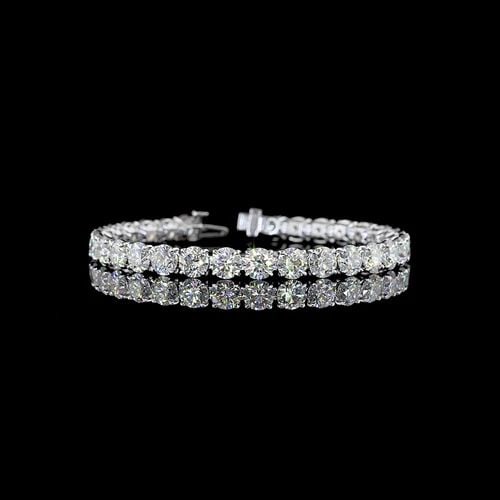 LAB-GROWN 19.99 CARAT ROUND E-F-VS1 DIAMOND 14K WHITE GOLD TENNIS BRACELET: LAB-GROWN 19.99 CARAT ROUND E-F-VS1 DIAMOND 14K WHITE GOLD TENNIS BRACELET LAB-GROWN 19.99 CARAT ROUND E-F-VS1 DIAMOND 14K WHITE GOLD TENNIS BRACELET PRODUCT DESCRIPTION Title: High-quality Brand-New 