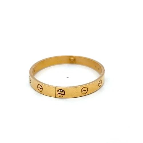 CARTIER 18K YELLOW GOLD LOVE BRACELET SIZE 16 (1 of 1)