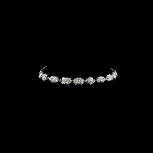 LAB-GROWN 10.11 CARAT MIX E-F-VS1 DIAMOND 14K YELLOW GOLD STATION BRACELET: LAB-GROWN 10.11 CARAT MIX E-F-VS1 DIAMOND 14K YELLOW GOLD STATION BRACELET LAB-GROWN 10.11 CARAT MIX E-F-VS1 DIAMOND 14K YELLOW GOLD STATION BRACELET PRODUCT DESCRIPTION Title: High-quality Brand-New 