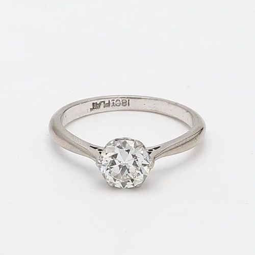 1.00 CARAT CIRCULAR BRILLIANT CUT H SI1 DIAMOND PLATINUM ENGAGEMENT RING: 1.00 CARAT CIRCULAR BRILLIANT CUT H SI1 DIAMOND PLATINUM ENGAGEMENT RING Title: 1.00 Carat Circular Brilliant Cut H SI1 Diamond Platinum Engagement Ring Style: Engagement Metal: Platinum Gemstone 1: 1