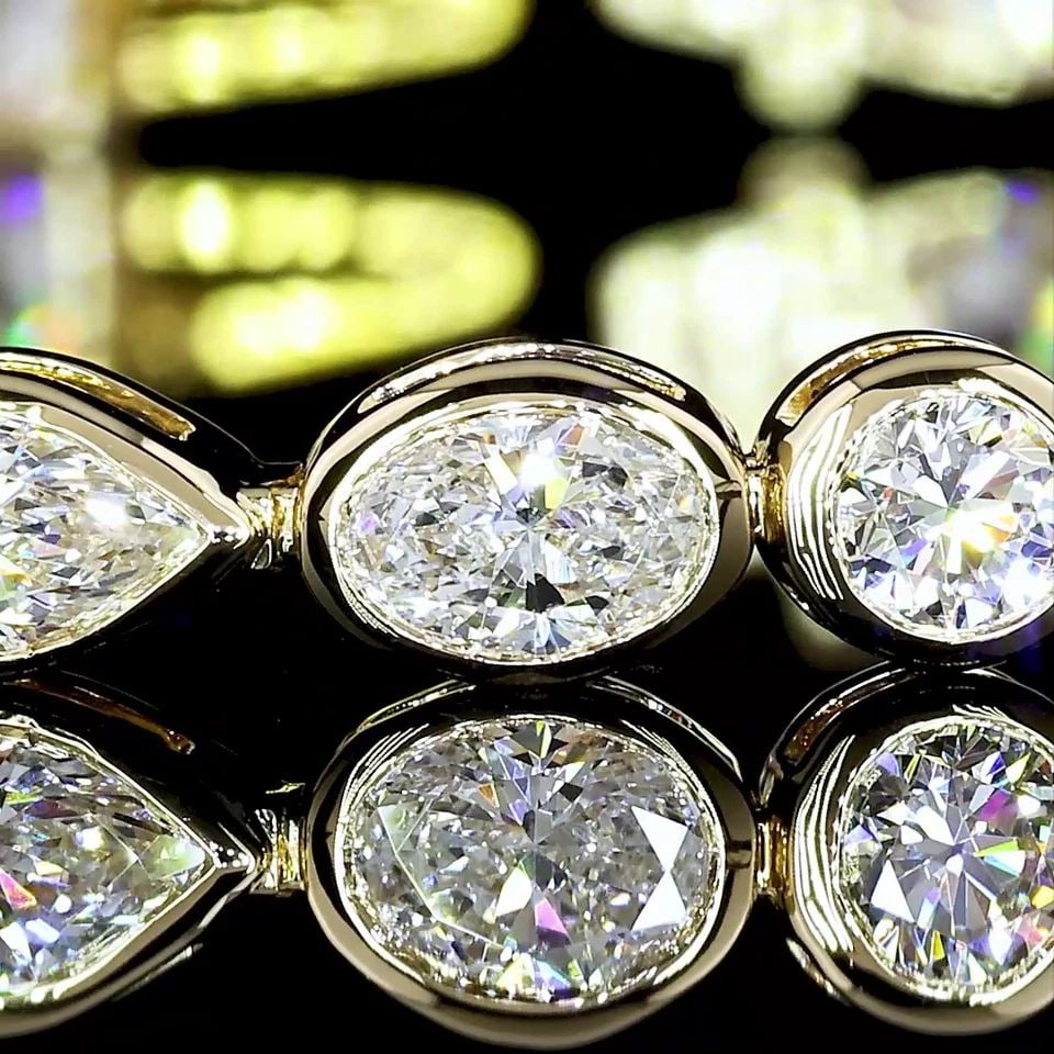 LAB-GROWN 6.97 CARAT MIX E-VVS2 DIAMOND 14K YG TENNIS BRACELET: LAB-GROWN 6.97 CARAT MIX E-VVS2 DIAMOND 14K YG TENNIS BRACELET Lab-Grown 6.97 Carat MIX E-VVS2 Diamond 14K Yellow Gold Tennis Bracelet Details Department Unisex Adults Main Stone No Stone Metal Yellow