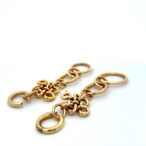 H.STERN VINTAGE 18 KARAT YELLOW GOLD DROP EARRINGS 20.4 GRAMS: H.STERN VINTAGE 18 KARAT YELLOW GOLD DROP EARRINGS 20.4 GRAMS H.STERN VINTAGE 18 KARAT YELLOW GOLD DROP EARRINGS 20.4 GRAMS PRODUCT DESCRIPTION Designer: H.STERN Detailed Description: Designer H.Stern