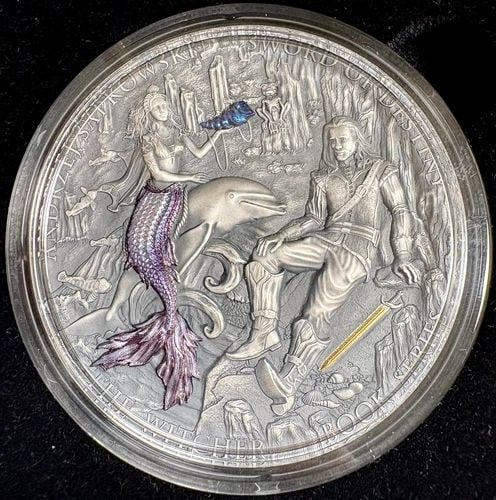 2025 NIUE $15 THE WITCHER SWORD OF DESTINY 200G ANTIQUE SILVER COIN W/ BOX & COA: 2025 NIUE $15 THE WITCHER SWORD OF DESTINY 200G ANTIQUE SILVER COIN W/ BOX & COA 2025 Niue $15 The Witcher Sword of Destiny 200g Antique Silver Coin w/ Box & COA Includes ORIGINAL WOODEN BOX & CERTIFI