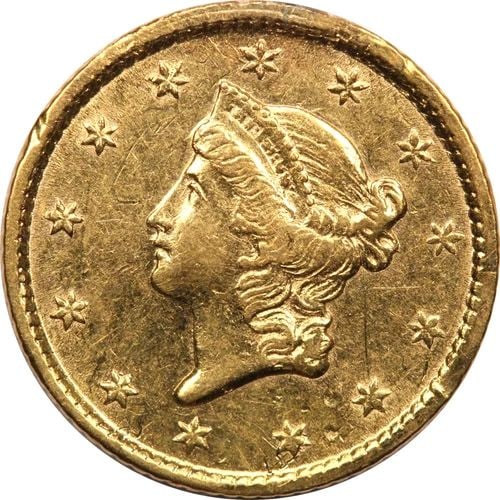 1853 TYPE 1 GOLD ONE DOLLAR $1, ABOUT UNCIRCULATED AU: 1853 TYPE 1 GOLD ONE DOLLAR $1, ABOUT UNCIRCULATED AU 1853 Type 1 Gold One Dollar $1, About Uncirculated AU THE ITEM(S) IN THE PHOTO(S) IS THE EXACT ITEM(S) YOU WILL RECEIVE!