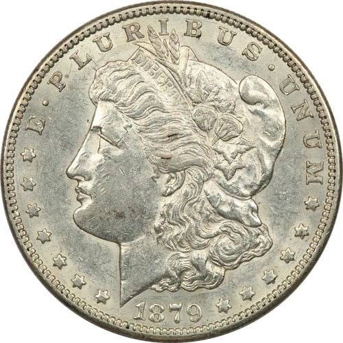 1879-S REVERSE OF 1878 MORGAN SILVER DOLLAR $1, ABOUT UNCIRCULATED AU: 1879-S REVERSE OF 1878 MORGAN SILVER DOLLAR $1, ABOUT UNCIRCULATED AU 1879-S Reverse of 1878 Morgan Silver Dollar $1, About Uncirculated AU THE ITEM(S) IN THE PHOTO(S) IS THE EXACT ITEM(S) YOU WILL RE